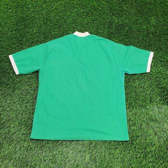 Vintage 70s SEARS MOD Shirt Women Large 21x26 Perma-Prest USA - Picture 2 of 11